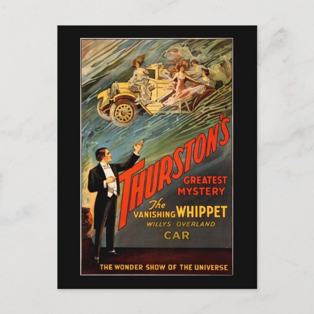 Thurstons underbarare mysterium vykort (Framsida)