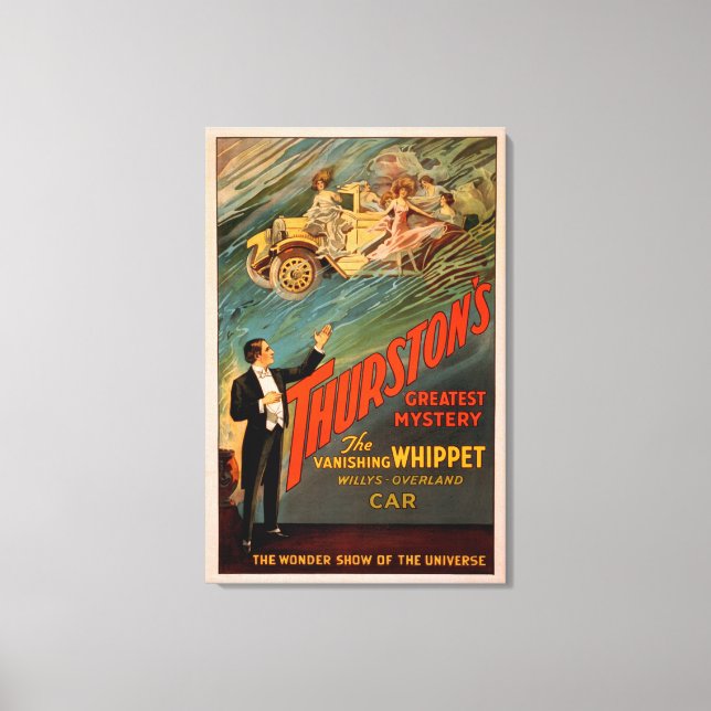 Thurston's Vanishing Whisig Willys-Overland Canvastryck (Framsida)