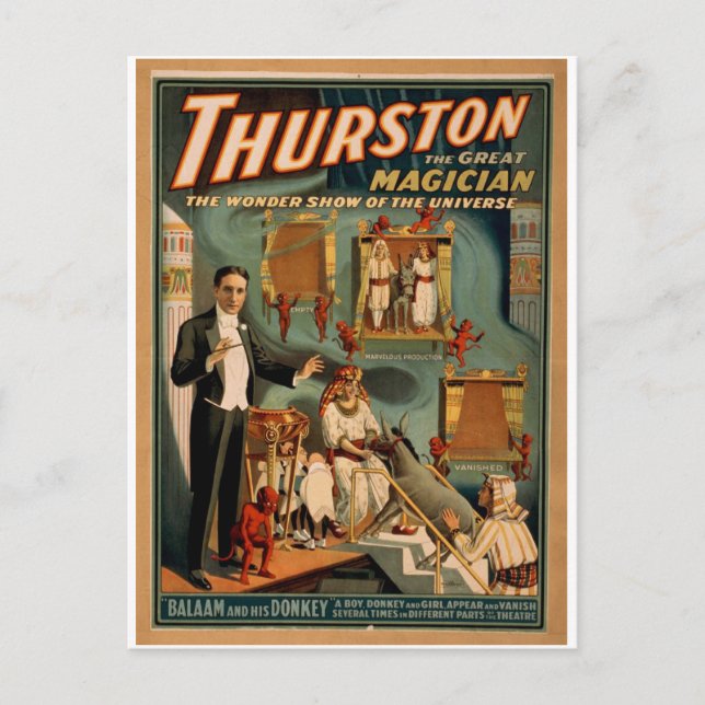Thurston's, Vintagen "The  Show of Universe" Vykort (Framsida)