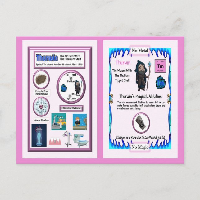 Thurwin - Thulium Trading Card Vykort (Framsida)
