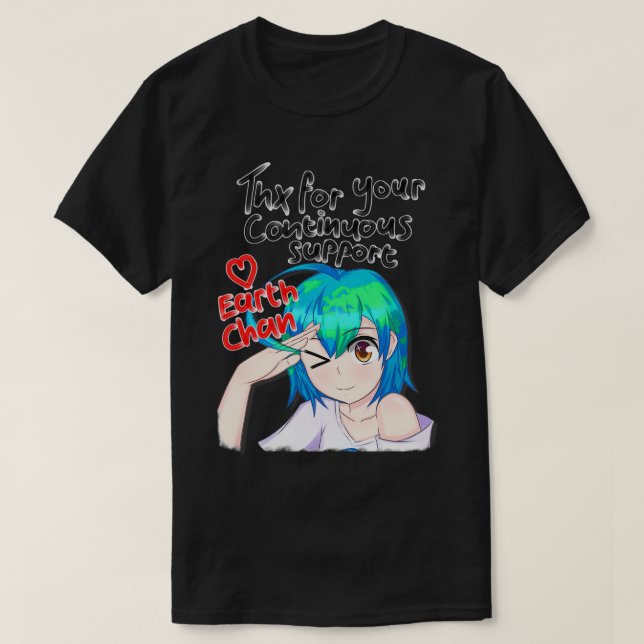 Thx Earth Chan T Shirt (Design framsida)