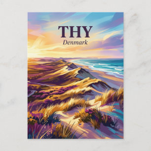 Thy Nationalpark Danmark Vykort