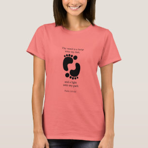 Thy ord är en lampa unto min fotT-tröja T Shirt