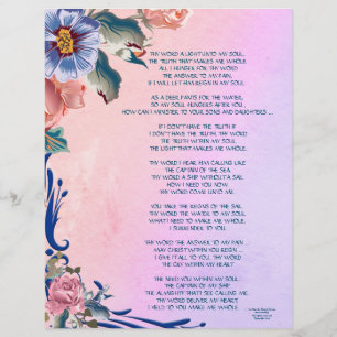 Thy Ord Poetry/Writing Personlig Papper