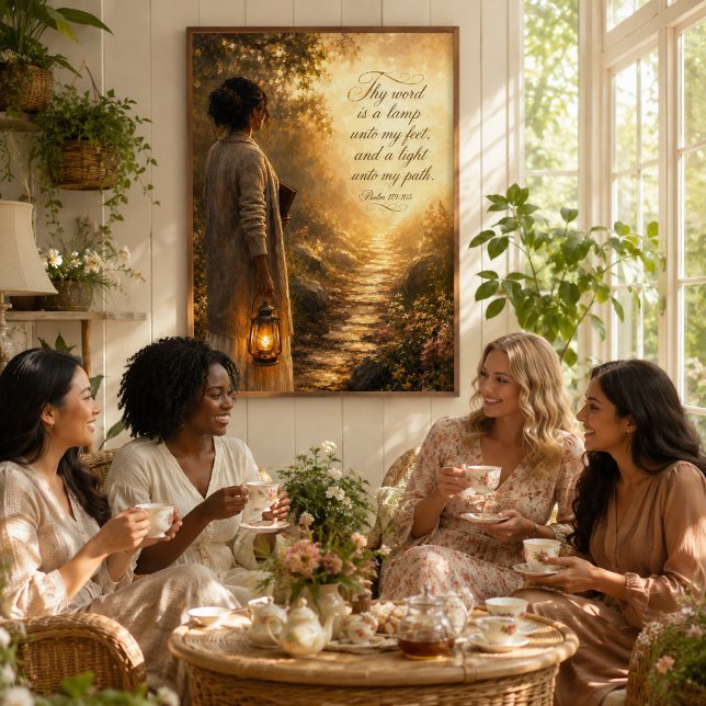 Thy Word Is a Lamp Unto My Feet Kristna  Poster (Skapare uppladdad)