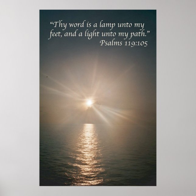 Thy word is a lamp unto my feet  variation 4 poster (Framsidan)
