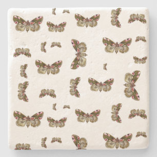 Thyatira batis - Peach Blommar Moth Stenunderlägg