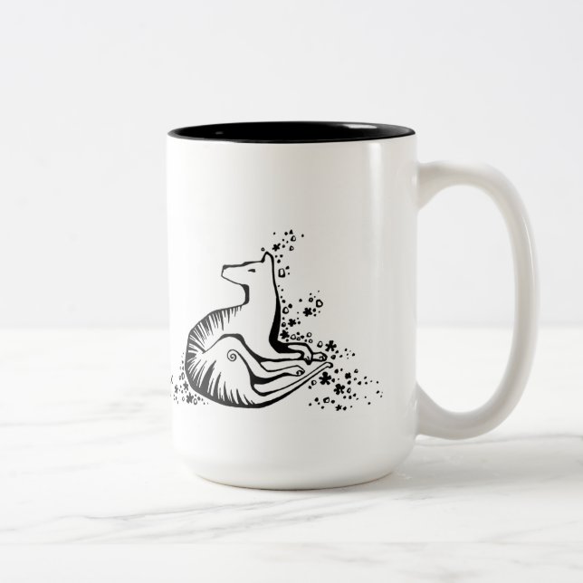Thylacine Två-Tonad Mugg (Höger)