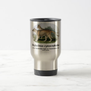 Thylacinuscynocephalus (den Tasmanian tigern eller Resemugg