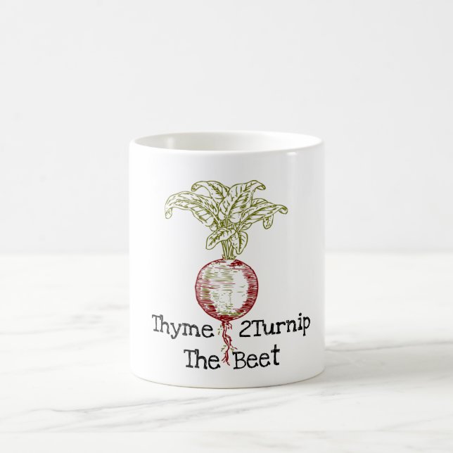 Thyme 2Turnip, Beet Coffee Mugg (Center)