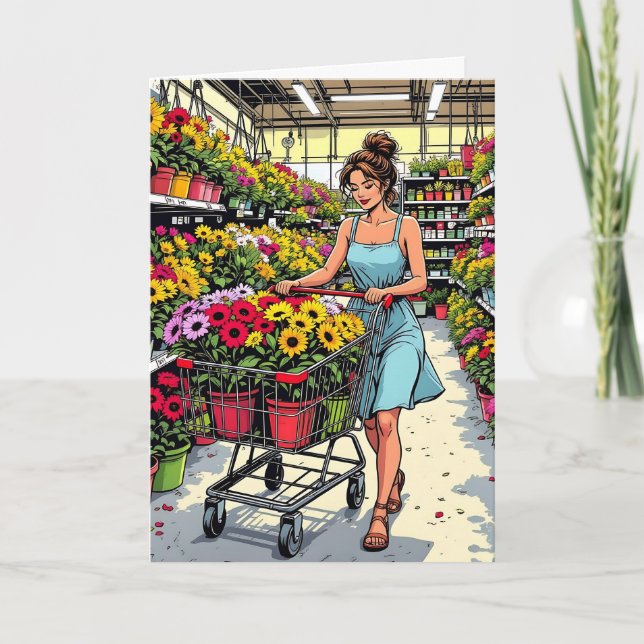 Thyme till Garden | Funny Pun för Friend Kort (Framsida)