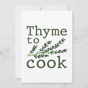 Thyme to Cook Tack Kort
