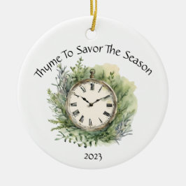 Thyme to Savor the Season, Herb Älskare Ornament