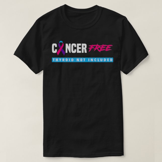 Thyreoideacancfria Thyroid Cancer Support Thyroid T Shirt (Design framsida)