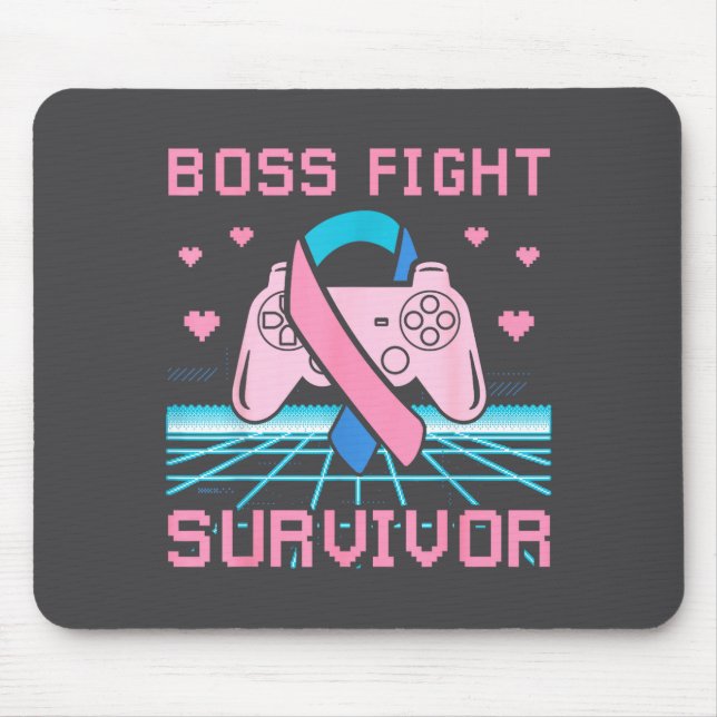 Thyroid Cancer Awareness Boss Fight Survivor Gamer Musmatta (Framsidan)