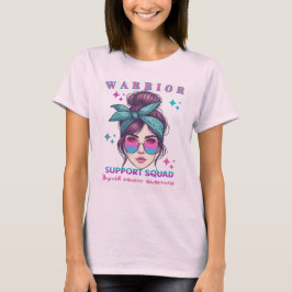 Thyroid Cancer Support Squad, Medvetandeskapsfamil T Shirt