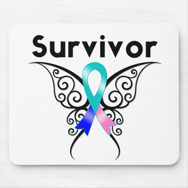 Thyroid Cancer Survivor Tribal Butterfly Musmatta (Framsidan)