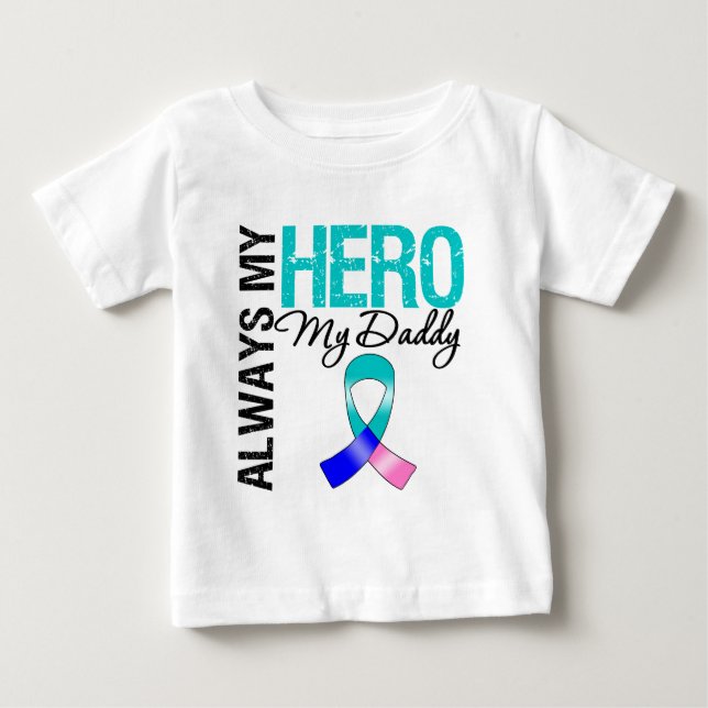 Thyroidcancer ALLTID MIN HJÄLTE MIN PAPPA Tee (Framsida)