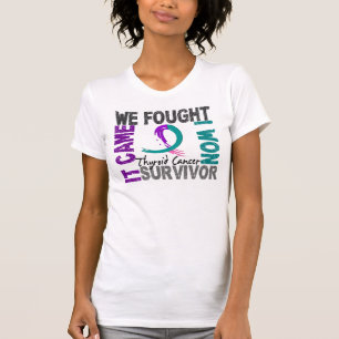 Thyroidcancer för överlevande 5 t-shirt