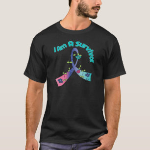 Thyroidcancer mig förmiddag en överlevande tee shirt
