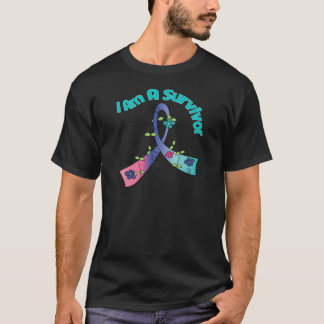 Thyroidcancer mig förmiddag en överlevande tee shirt