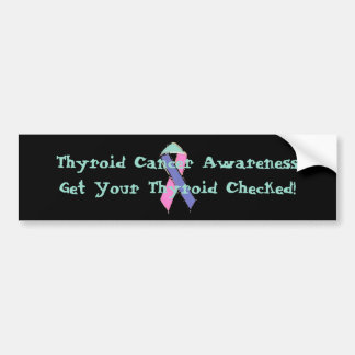 Thyroidcancermedvetenhet (bildekalet) bildekal