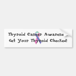 Thyroidcancermedvetenhet (bildekalet) bildekal