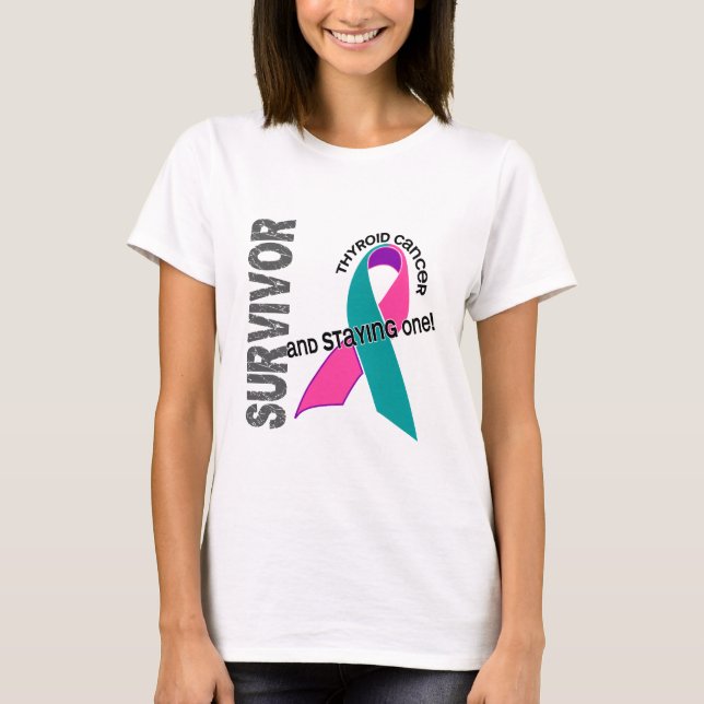 Thyroidcanceröverlevande T-shirt (Framsida)