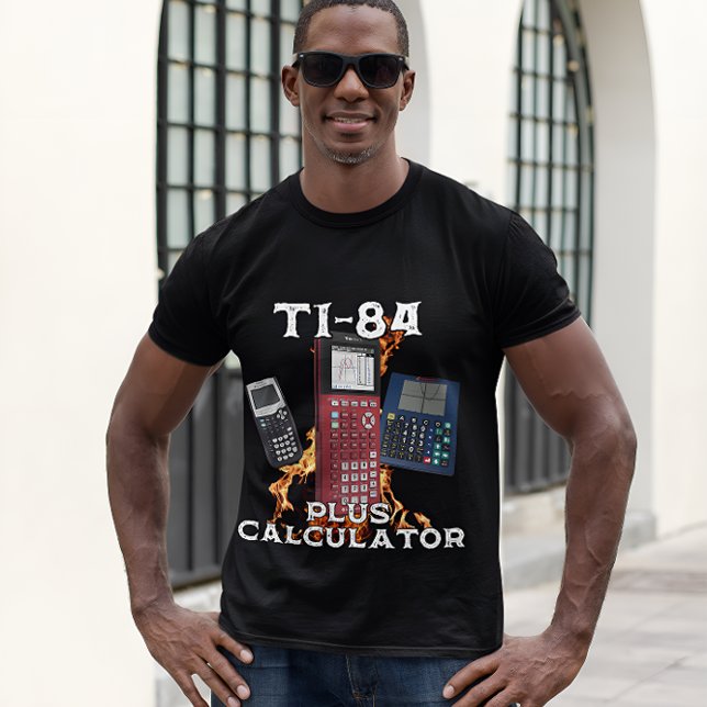 Ti-84 Plus Calculator Funny Math Teacher T-Shirt (Skapare uppladdad)