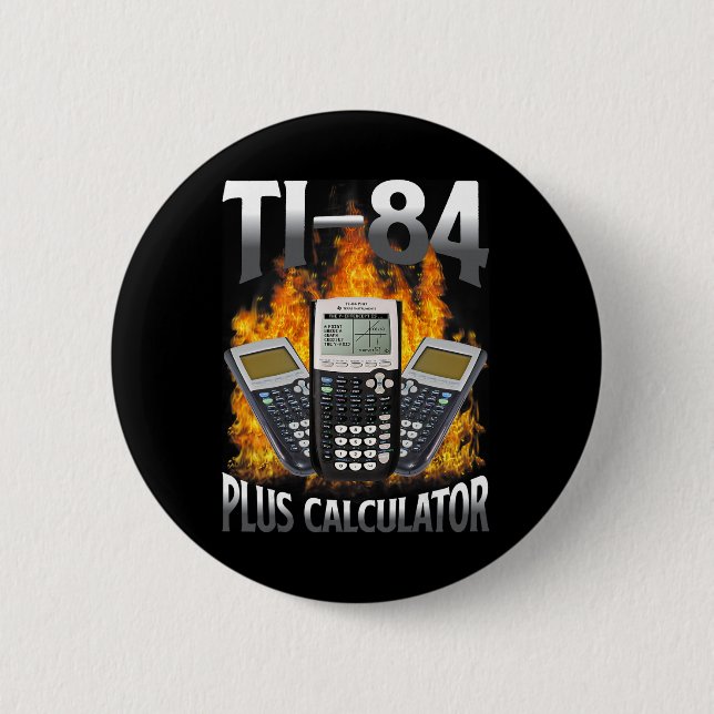 Ti-84 Plus Kalkylator Rolig Matematiklärare  Knapp (Framsida)