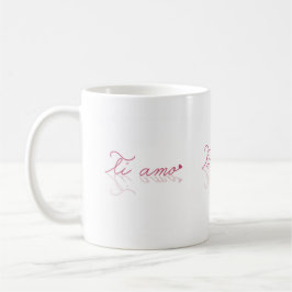 Ti amo (I kärlek du) italienska Kaffemugg