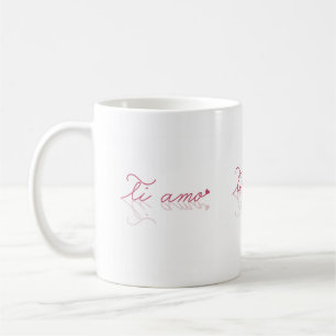 Ti amo (I kärlek du) italienska Kaffemugg