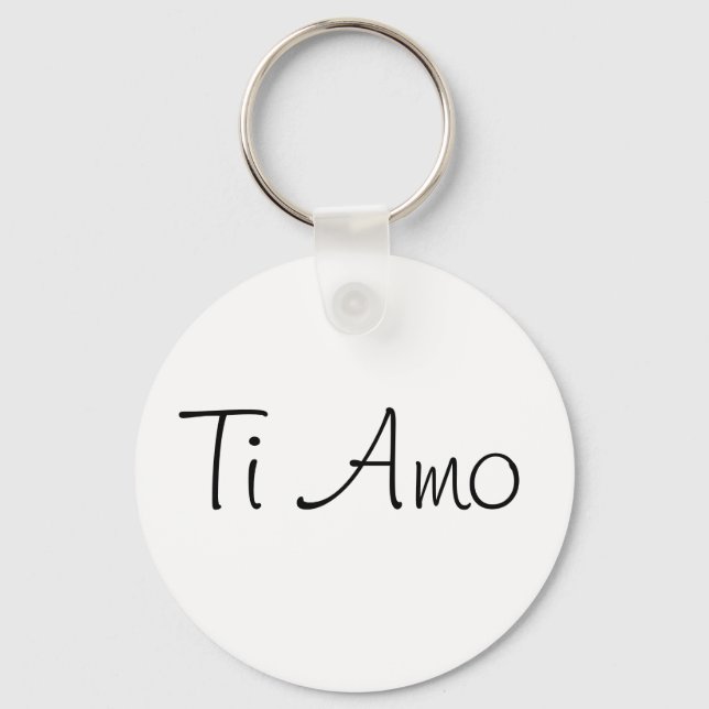 Ti Amo/I Kärlek You Nyckelring (Framsida)