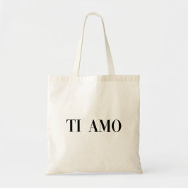 Ti amo italian-språkbokstav tygkasse