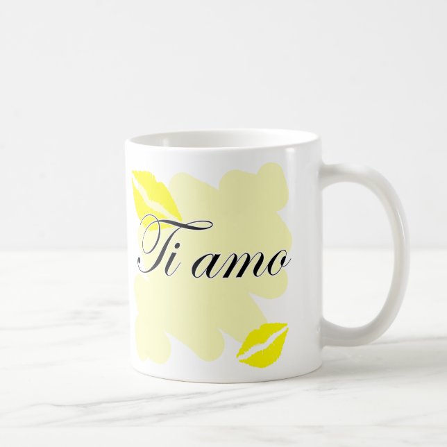 Ti amo - Italienare älskar jag dig Kaffemugg (Höger)