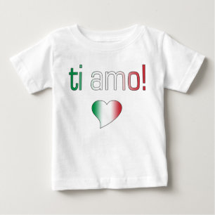 Ti Amo! Italienflaggafärger T-shirt