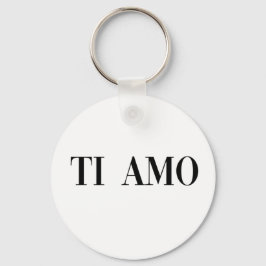 Ti amo italiensk bokstavsnyckelring nyckelring