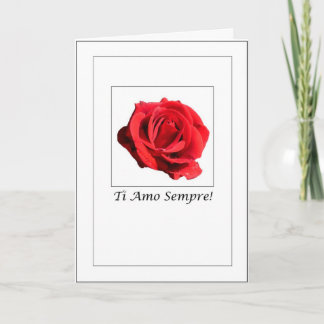 Ti Amo Sempre - italienska Kärlek du alltid kort