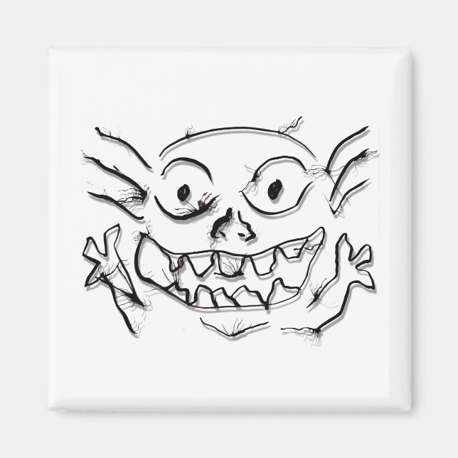 Ti DoodleNut från Cussdum Designs Magnet (Framsidan)