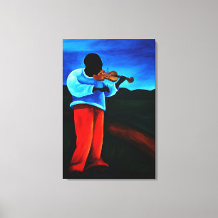 Ti-Jean le violoniste 2008 Canvastryck