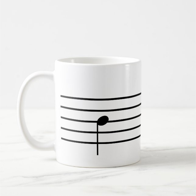 Ti Music Note Tea Mugg (Vänster)