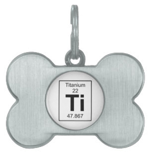 Ti - Titanium ID-bricka Husdjur