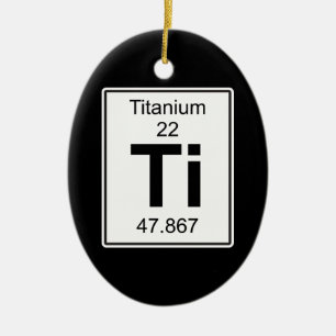Ti - Titanium Julgransprydnad Keramik