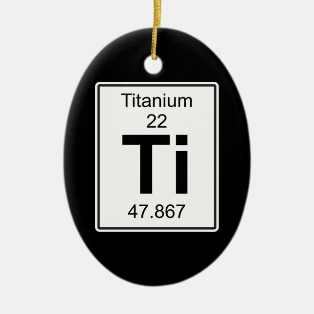 Ti - Titanium Julgransprydnad Keramik (Framsidan)