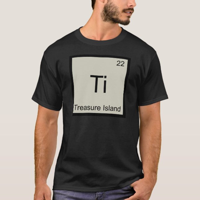 Ti - Treasure Island Rolig kemi element t-shirt (Framsida)