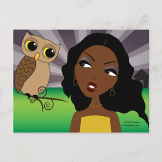 Ti Zwazo (Little Bird) vykort