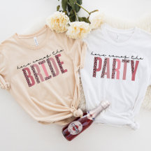 TIA Brudens sida Tee, här kommer Party