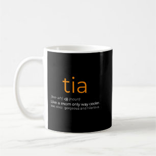 Tia Coola Aun Funny Aunty Definition Kaffemugg
