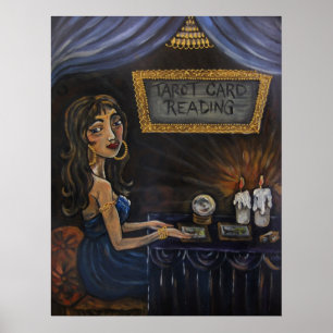 Tia den Tarot kortavläsaren Poster