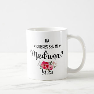 Tia Madrinas 2026 Quieres Ser Mi Madrina Kaffemugg